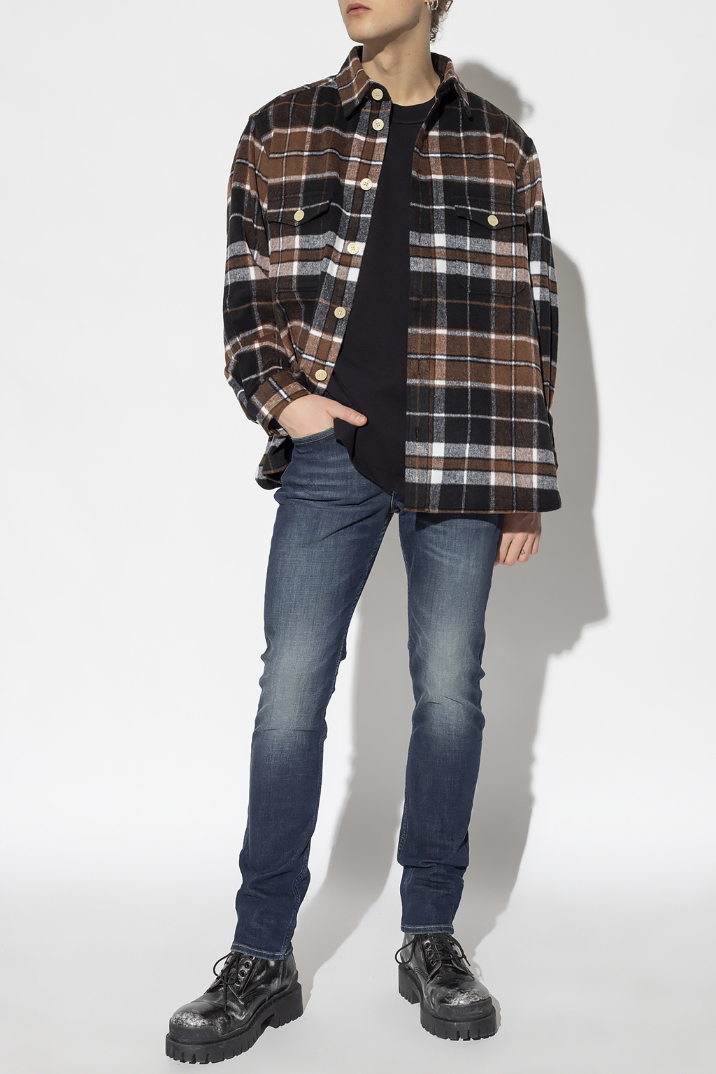 AllSaints Button-Up discount Shirt